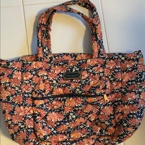Marc Jacobs Floral Tote - Pink and Navy